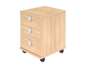Тумба подкатная 3 ящика с замком Style System images