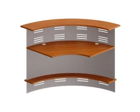 Модуль ресепшен 90 грд изогнутый наружу с экраном Formula images