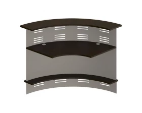 Модуль ресепшен 90 грд изогнутый наружу с экраном Formula images