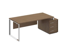 Стол руководителя на опорной тумбе правый/левый ОР 146 ДТ Orion images