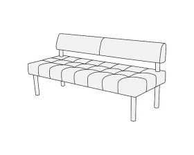 Модуль 3-х местный без подлокотников Спринт images