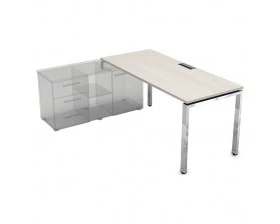 Стол рабочий прямолинейный три опоры, левый (1400*700*750) НСТЛ-П.979 Gloss Line images