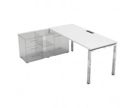 Стол рабочий прямолинейный три опоры, левый (1400*700*750) НСТЛ-П.979 Gloss Line images