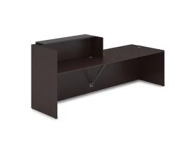 Комплект Ресепшн с фартуком ЛДСП (2832*901*1161) (с подсветкой) 1КРС-ДС.007.1 Lounge images