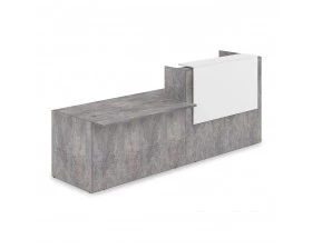 Комплект Ресепшн с фартуком ЛДСП (2832*901*1161) (с подсветкой) 1КРС-ДС.007.1 Lounge images