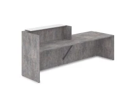 Комплект Ресепшн с фартуком ЛДСП (2832*901*1161) (с подсветкой) 1КРС-ДС.007.1 Lounge images