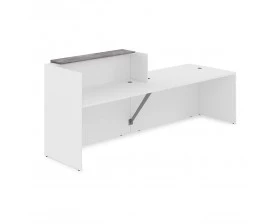 Комплект Ресепшн с фартуком ЛДСП (2832*901*1161) (с подсветкой) 1КРС-ДС.007.1 Lounge images