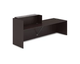 Комплект Ресепшн с фартуком ЛДСП (2832*901*1161) (с подсветкой) 1КРС-ДС.007.1 Lounge images