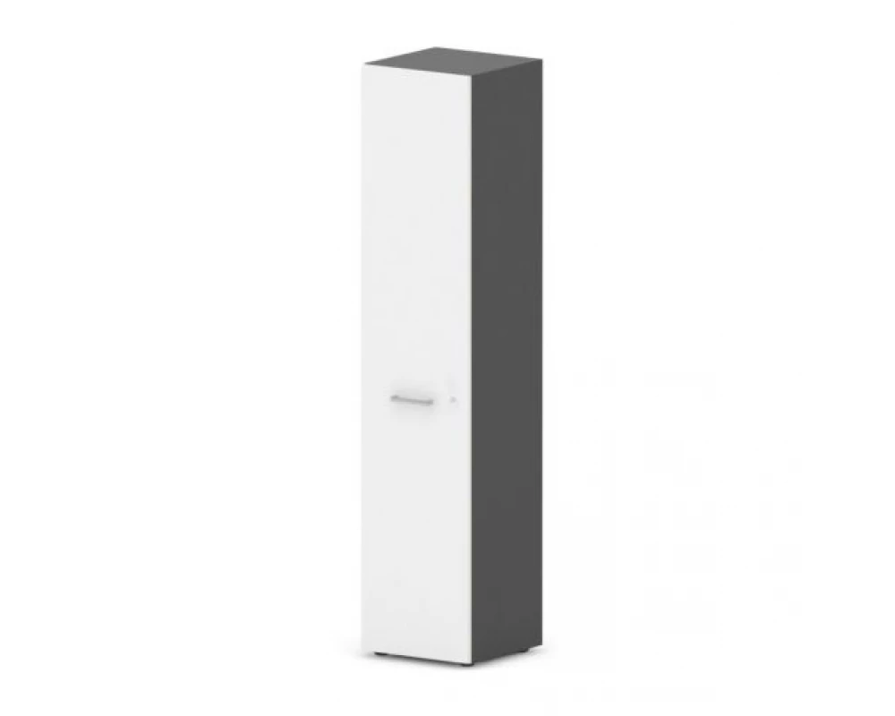 Шкаф закрытый узкий, 5 уровней, левый 40х40х183,5 Accord Director