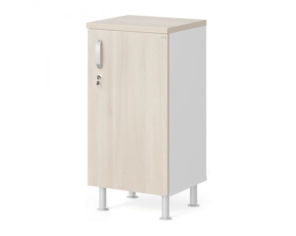 Шкаф закрытый правый 45х43х93 Berlin Director Акация светлая/Белый премиум