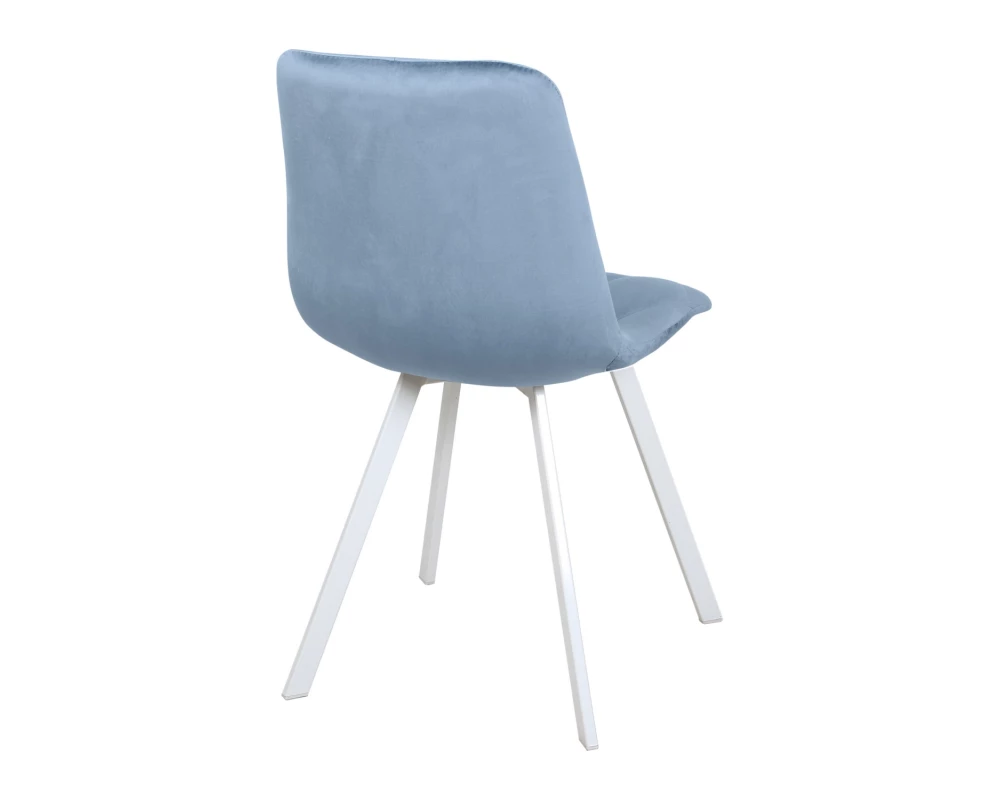 Стул обеденный Рокки ножки прямоугольные белые