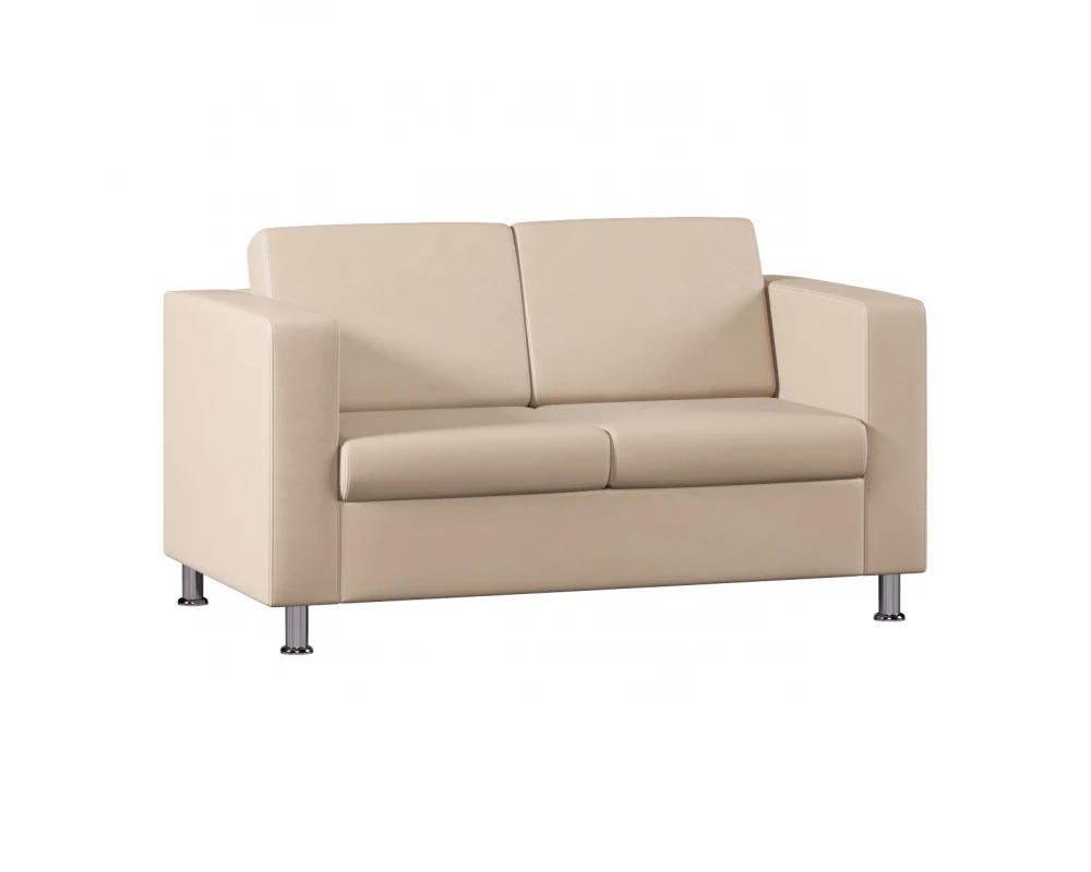 Диван Everprof Felix двухместный Экокожа, Бежевый