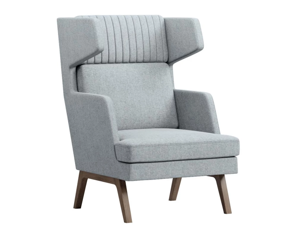 Кресло Everprof Marko высокое Ткань, Серый