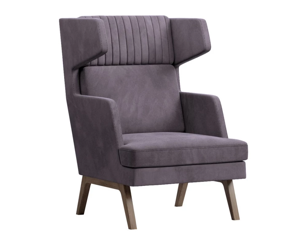 Кресло Everprof Marko высокое Ткань, Коричневый