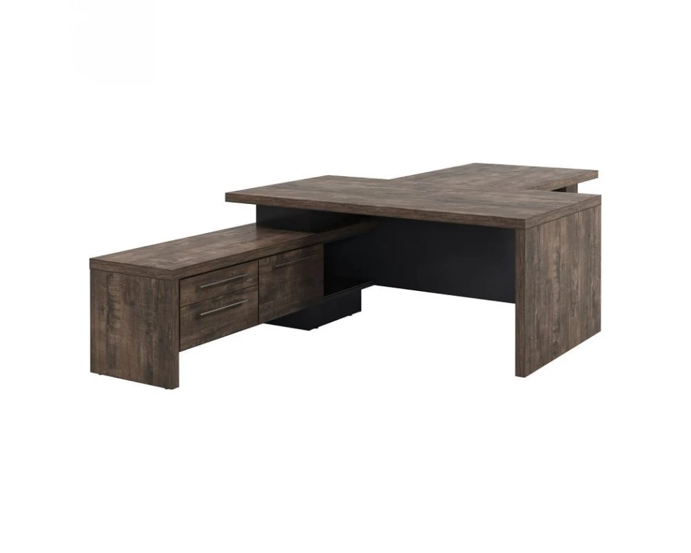 Стол руководителя с опорной тумбой T-818л.0000 Торстон