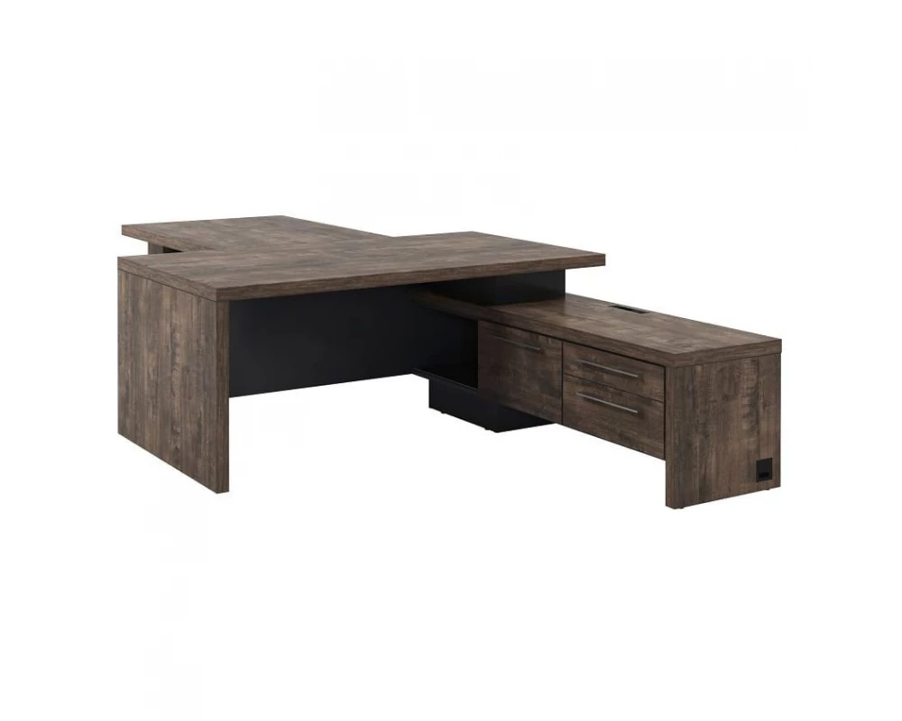 Стол руководителя с опорной тумбой T-818пр.1000 Торстон