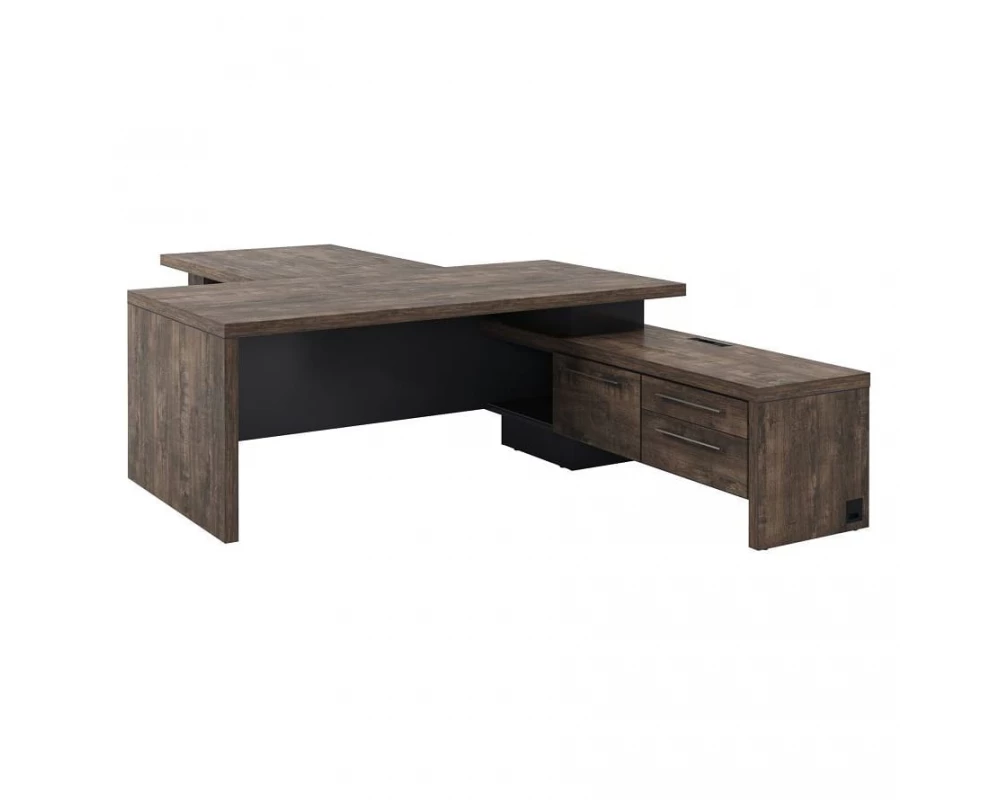 Стол руководителя с опорной тумбой T-820пр.1000 Торстон