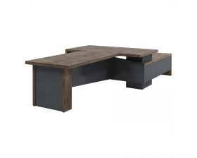 Стол руководителя с опорной тумбой T-918л.0000 Торстон images