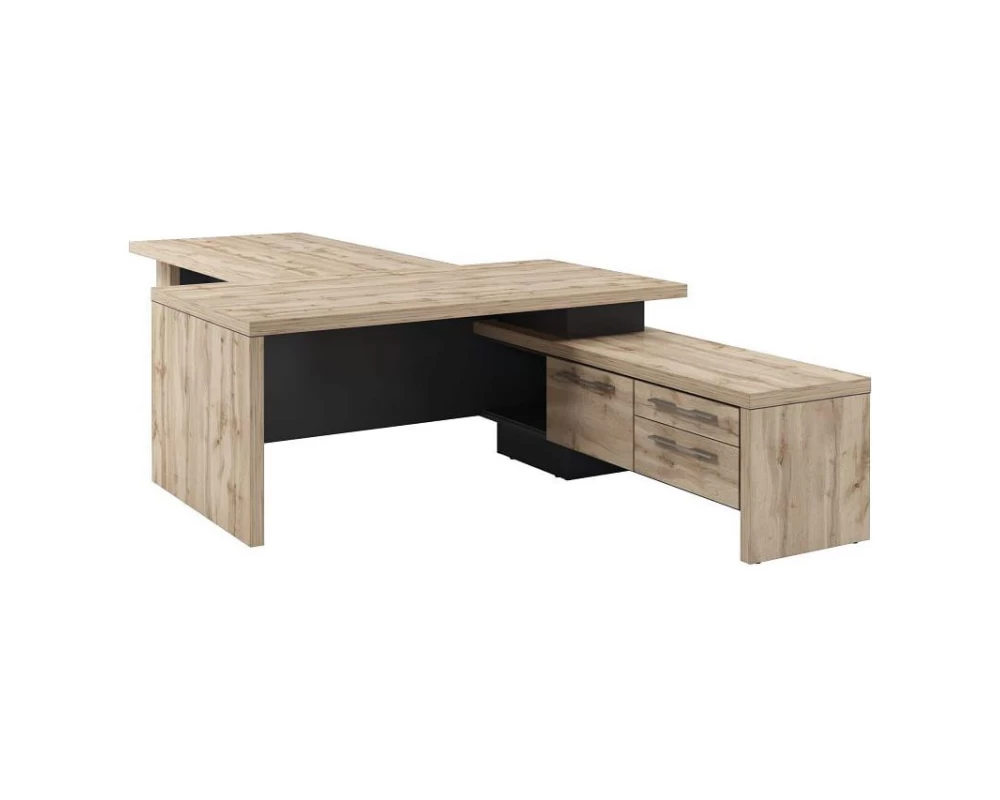 Стол руководителя с опорной тумбой T-918пр.0000 Торстон