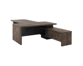 Стол руководителя с опорной тумбой T-918пр.0000 Торстон images