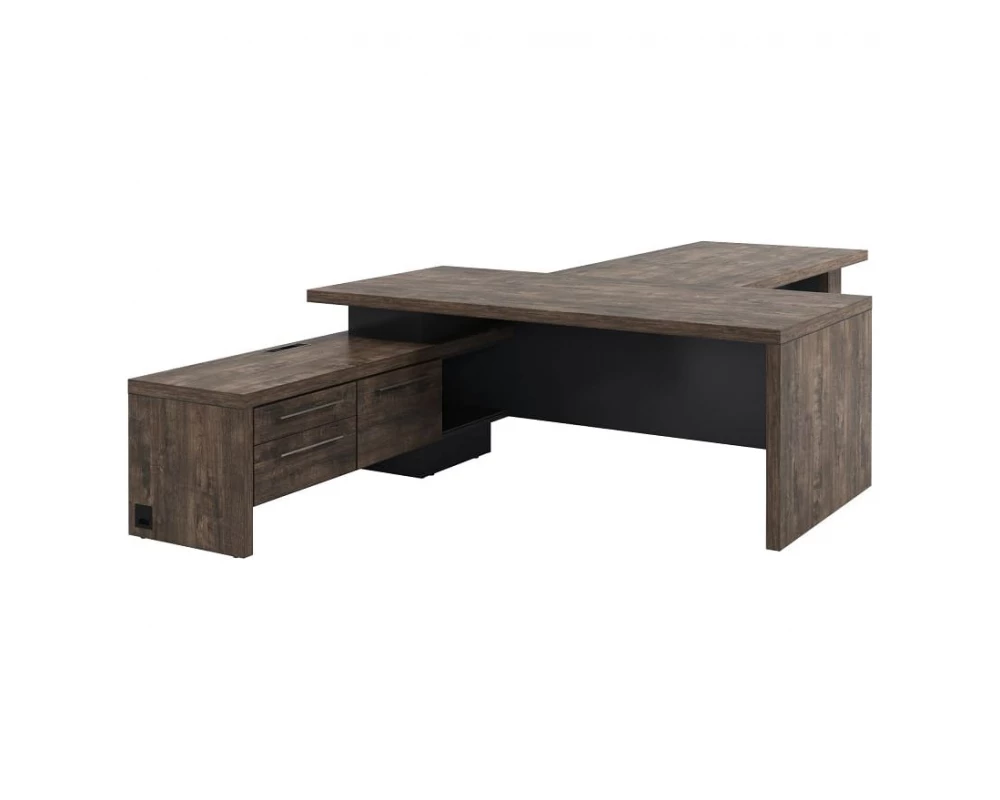 Стол руководителя с опорной тумбой T-920л.1000 Торстон