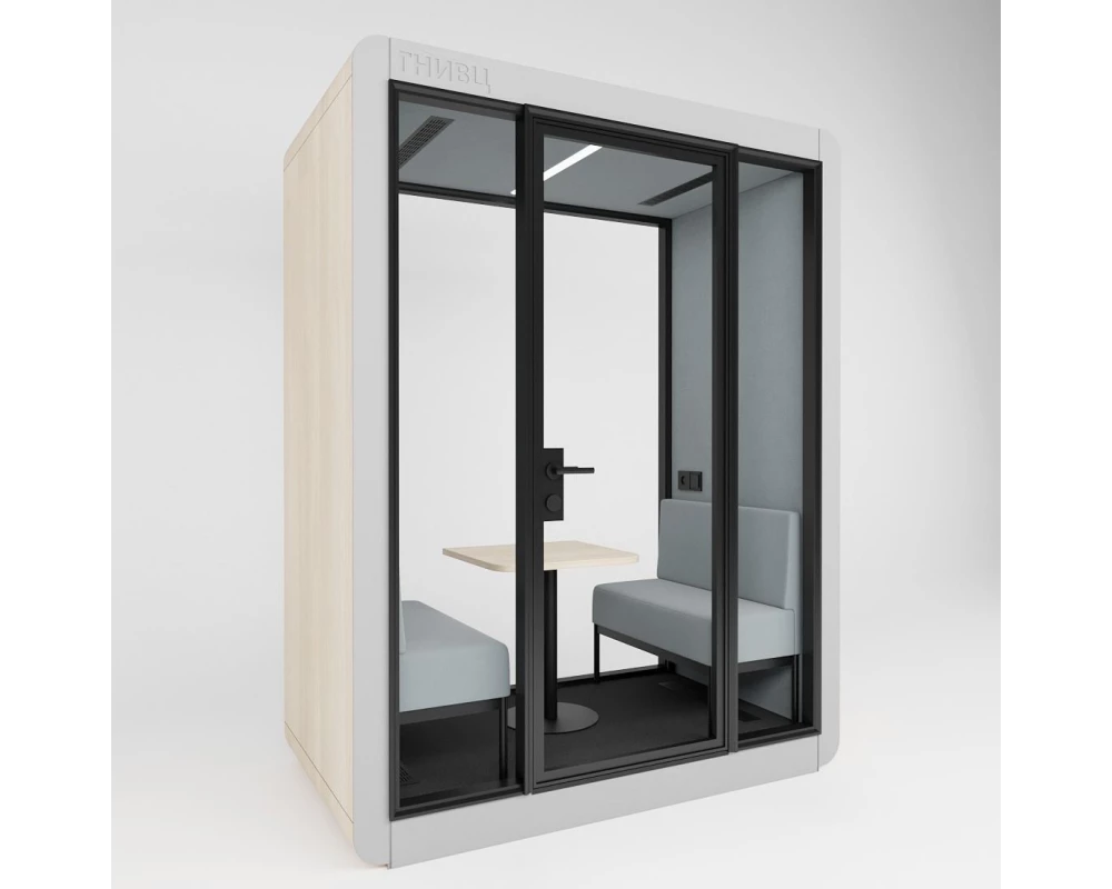 Акустическая кабина LWOP DOUBLE (задняя стенка стекло)