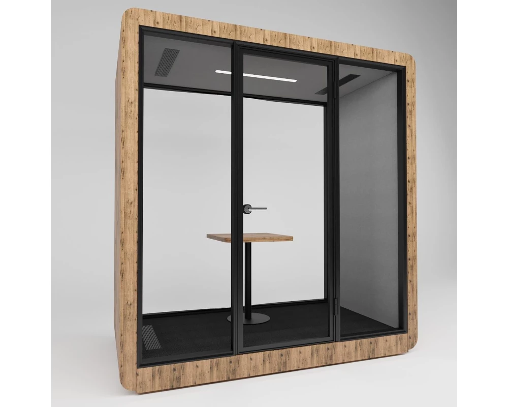 Акустическая кабина LWOP DOUBLE (задняя стенка стекло)