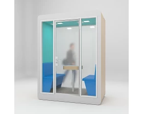 Акустическая кабина LWOP DOUBLE (задняя стенка стекло) images