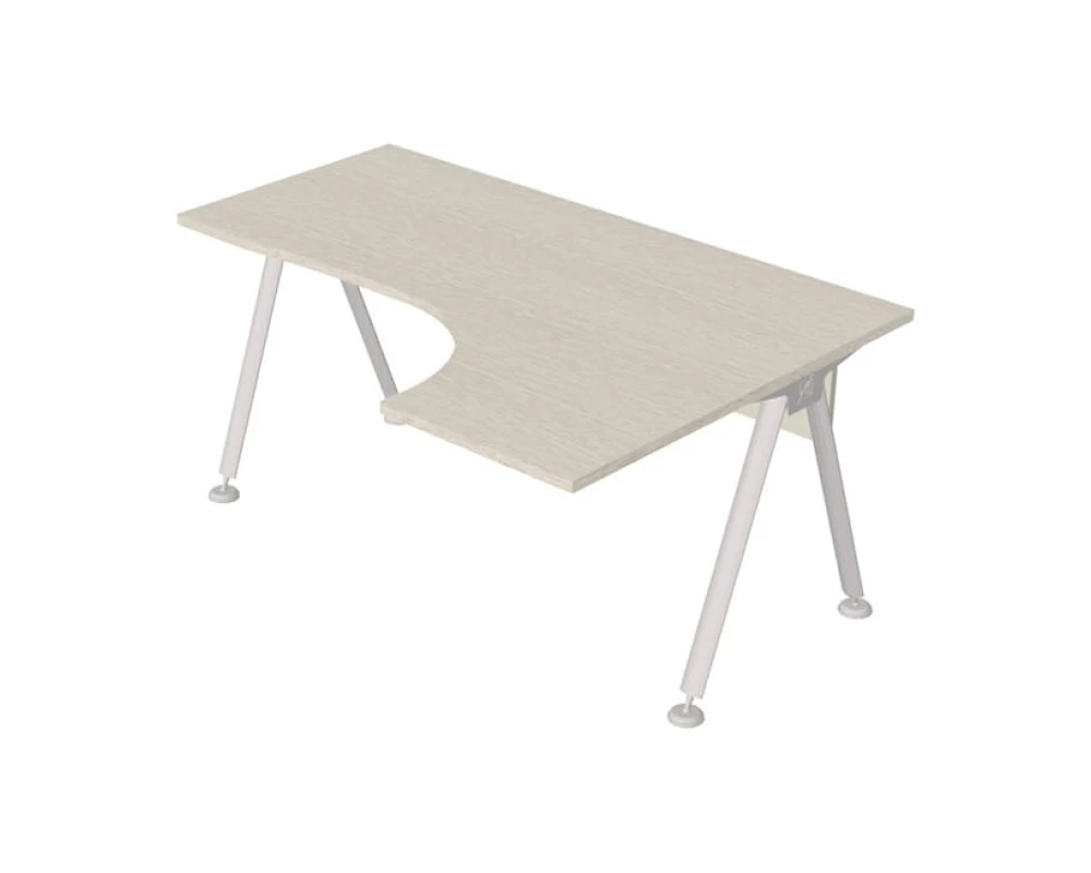 Стол интегральный на металлокаркасе правый GМ-106R+G-87 Гамма