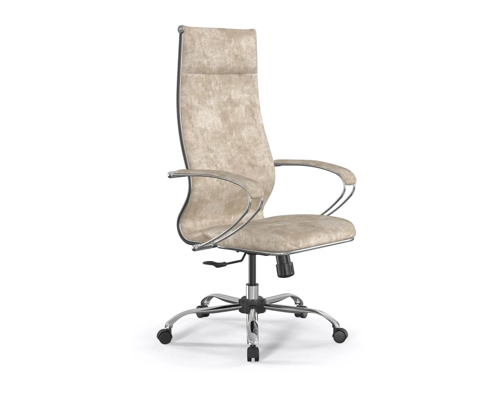 Кресло ErgoLife Set L42 Bravo/подл.118/осн.Synchro 003 Велюр, Бежевый