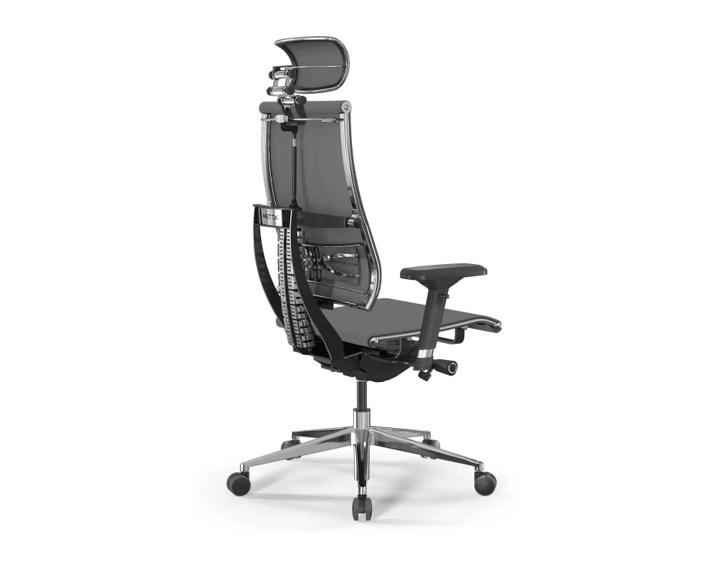 Кресло Y 4DF B2-5D M26.B32.G25.W03 Сетка, Серый/Темно-серый