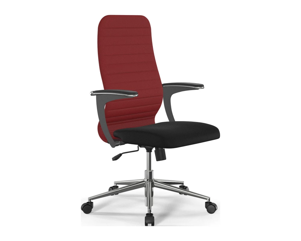 Кресло Sit 8 B2-10U M09.B23.G18.W01 Сетка, Красный/Черный