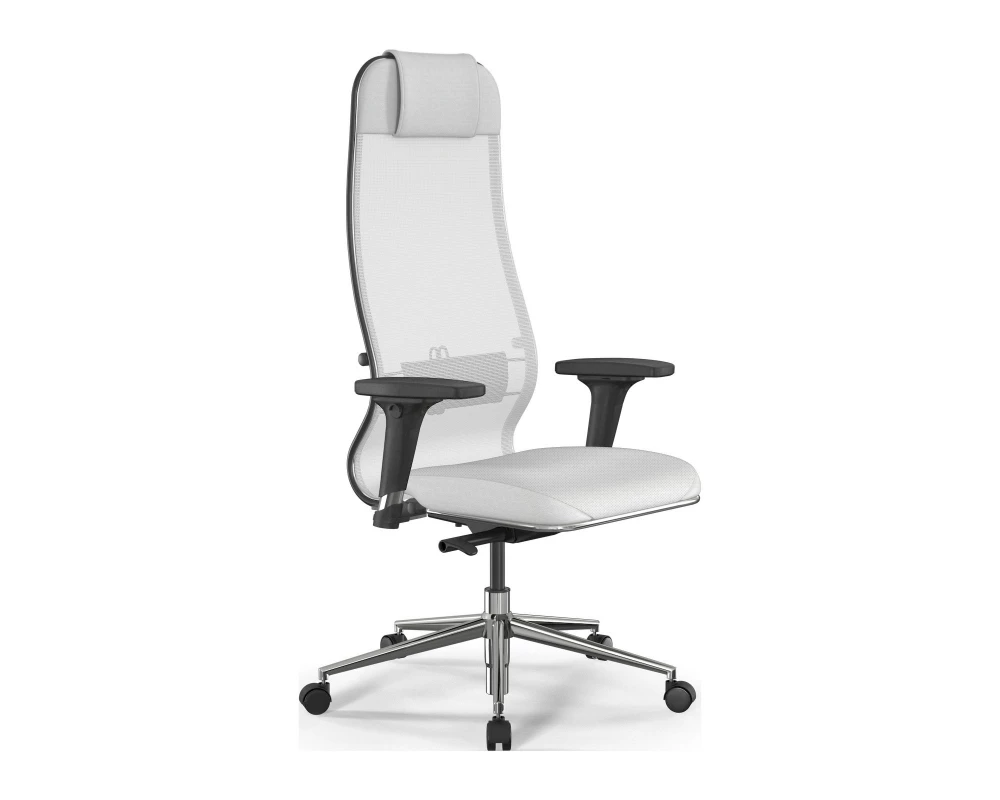 Кресло SynchroSit 10 B1-115D M23.B23.G18.W02 Сетка/Экокожа, Белый