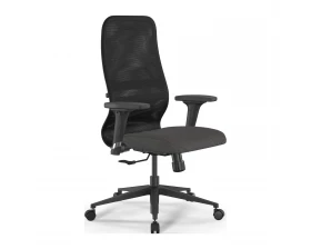 Кресло SynchroSit 8 B2-9D M20.B11.G19.W02 Сетка/Ткань, Черный/Темно-серый images