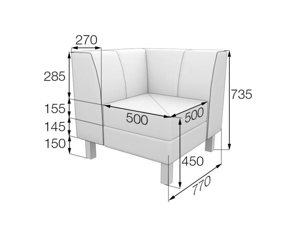 Модуль угловой FL-С Флагман MVK