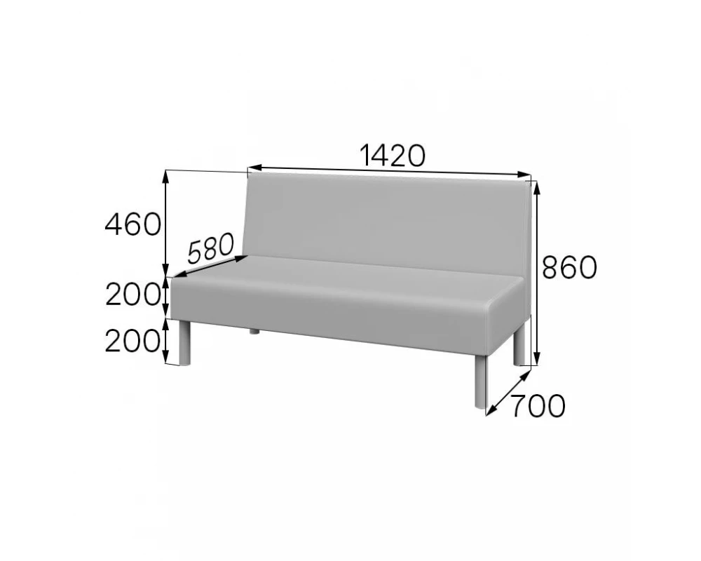 Модуль 2-местный высокий U2H Юнит MVK