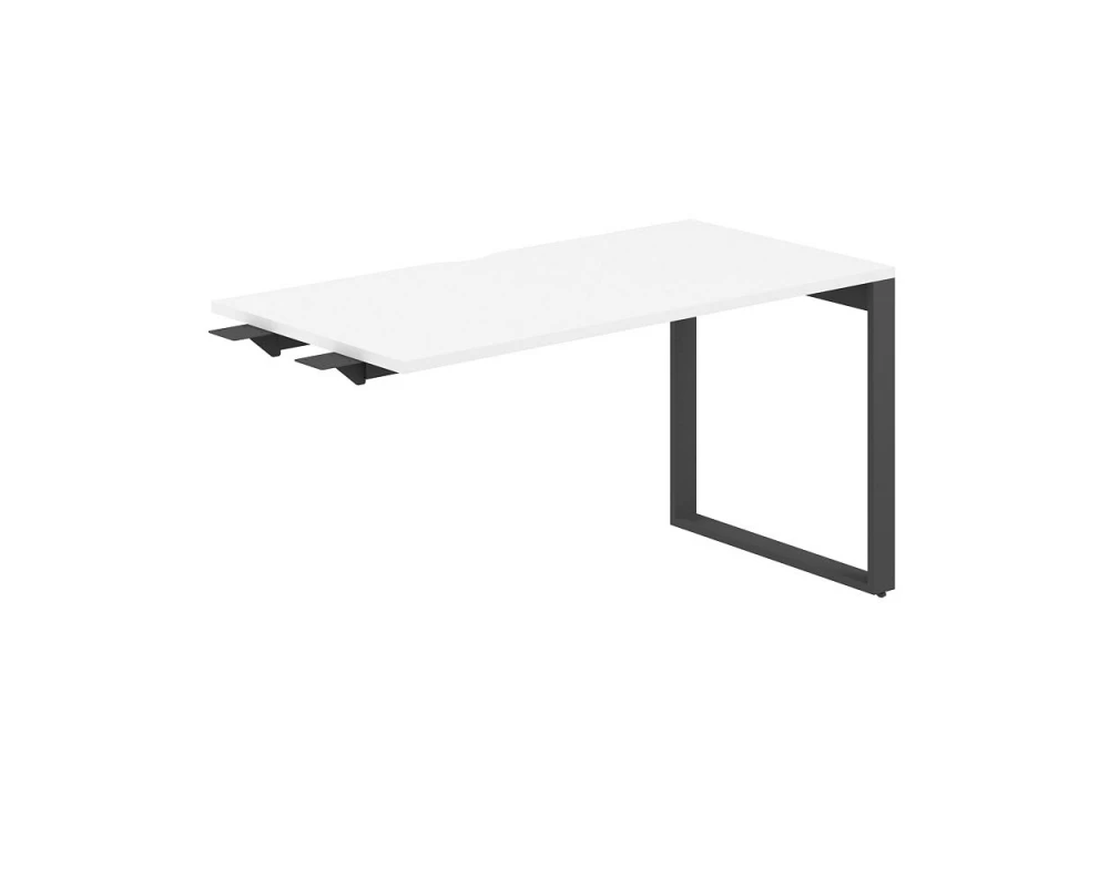 Стол комбо с вырезом 1400х700х750 Allegro Белый/Антрацит