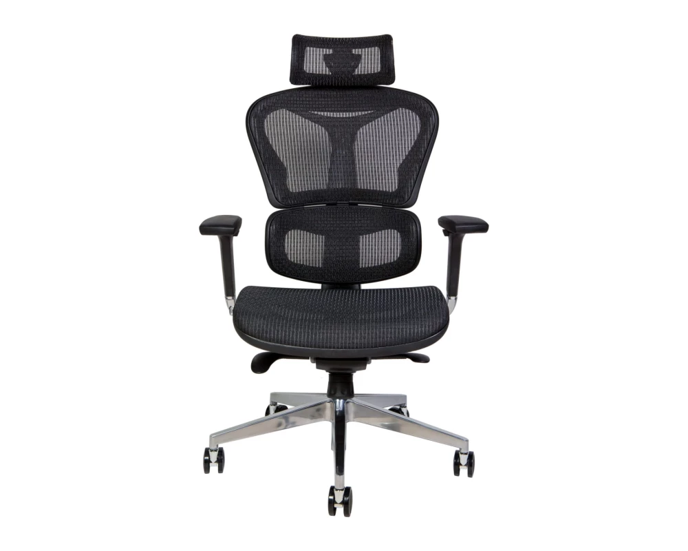 Кресло Norden Hero black Сетка, Черный