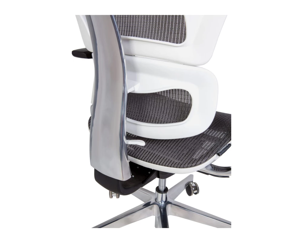 Кресло Norden Hero white Сетка, Серый