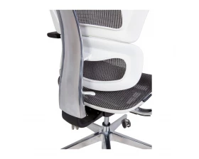 Кресло Norden Hero white Сетка, Серый images