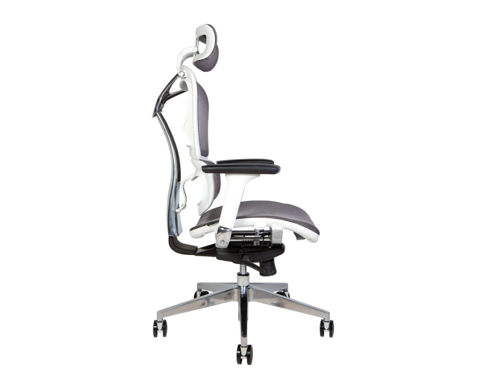 Кресло Norden Hero white Сетка, Серый