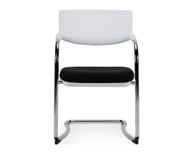 Кресло Norden Самба white CF Пластик/Ткань, Черный/Белый images