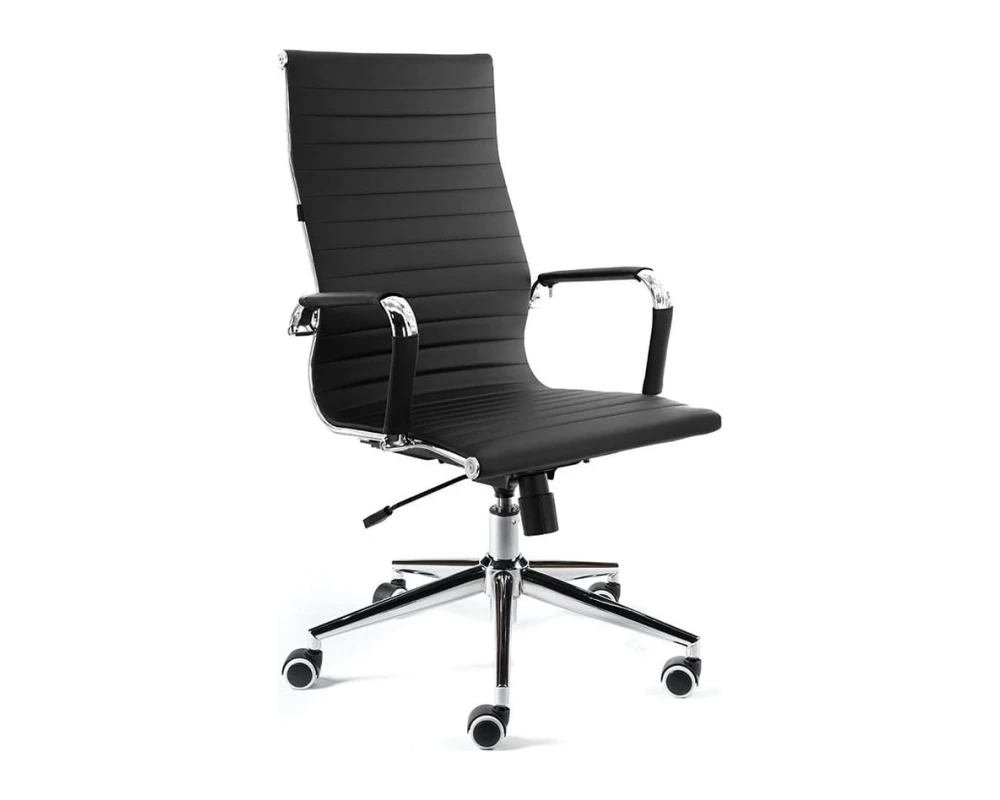 Кресло Norden Техно Экокожа, Черный