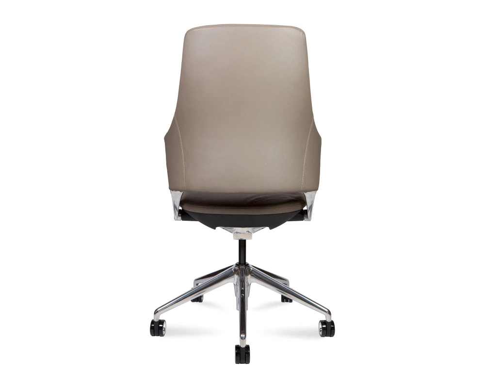 Кресло Norden Han LB Натуральная кожа, Серый