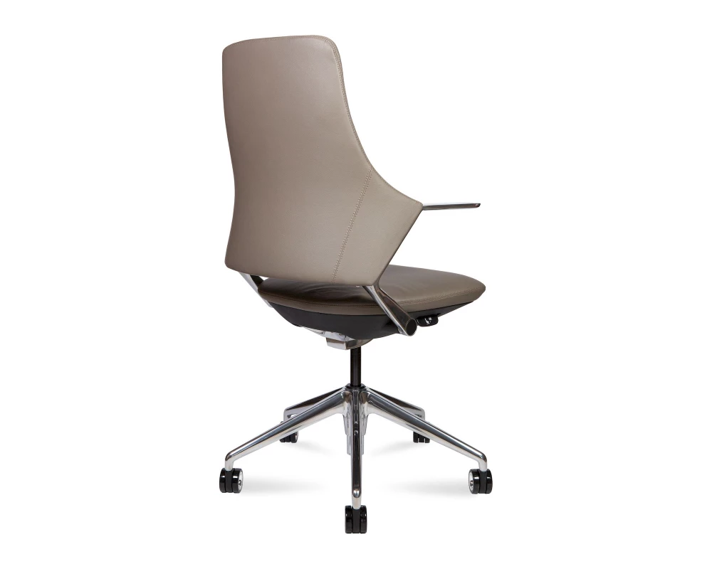 Кресло Norden Han LB Натуральная кожа, Серый