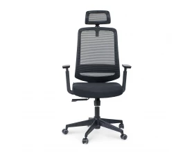 Кресло Norden Лондон офис Сетка/Ткань, Черный images