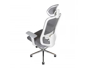 Кресло Norden Best white Сетка/Ткань, Серый images