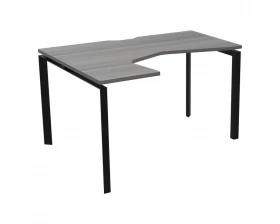 Стол эргономичный левый на металлокаркасе НТМП.П-040.ЛВ Аргентум images