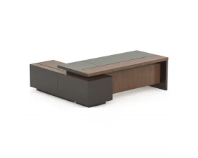 Стол для руководителя правый 2400x2000x750 Larry 2 images