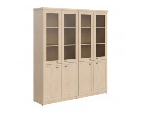 Шкаф большой с 4 стекланными дверьми 1808х466х2023 Raut images